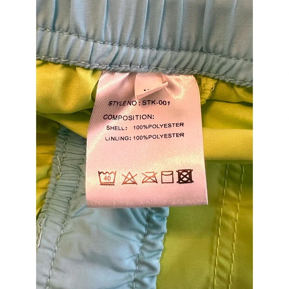 SMONTY Swim Trunks XL LIME GREEN Drawstring Quick Dry UV Protection Beach Shorts